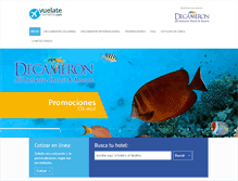 Tablet Screenshot of decameroncolombia.com
